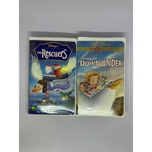Disney's "The Rescuers" & "The Rescuers Down Under - Gold Collection" - VHS Lot